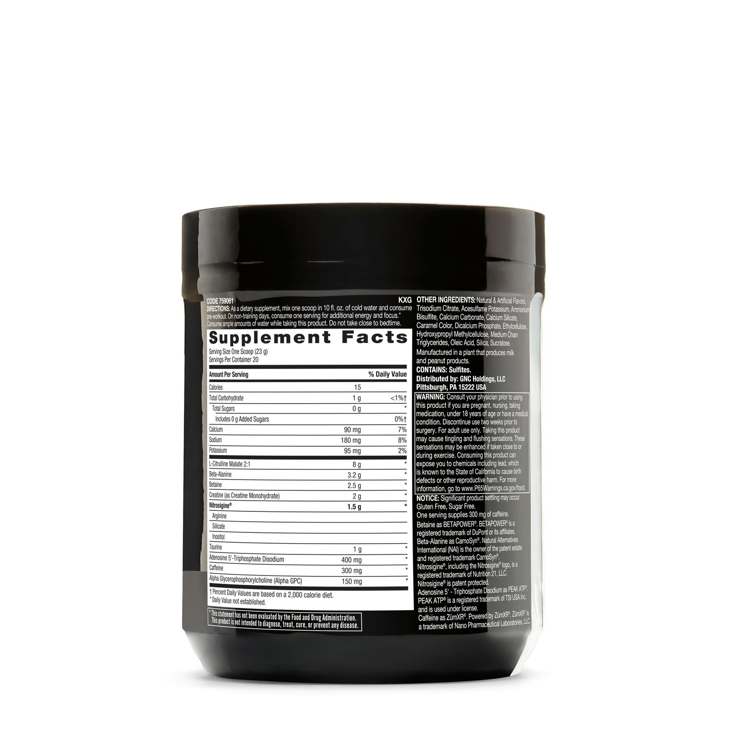 Pre-workout cu aroma de ceai de lamaie LIT AF, 460 g, Beyond Raw