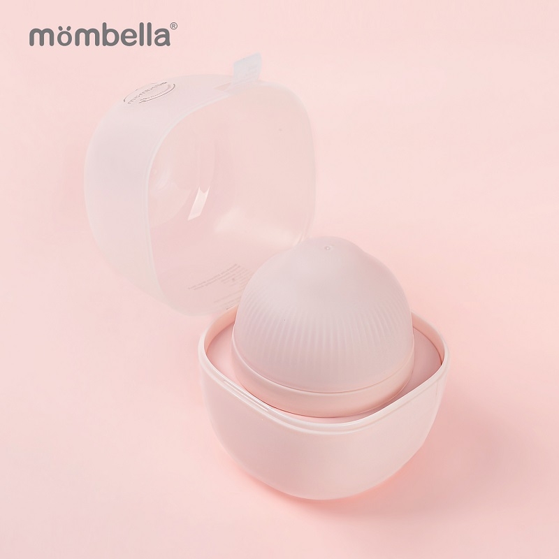 Biberon Anticolici Mombella Breast-Like, 210ml, Tetina M flux mediu, 100% Silicon, Old Roze