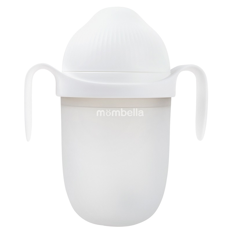Biberon Anticolici Mombella Breast-Like, 300ml, Tetina 360Ãƒâ€šÃ‚Â° XL Flux Consistent, 100% Silicon, Ivory