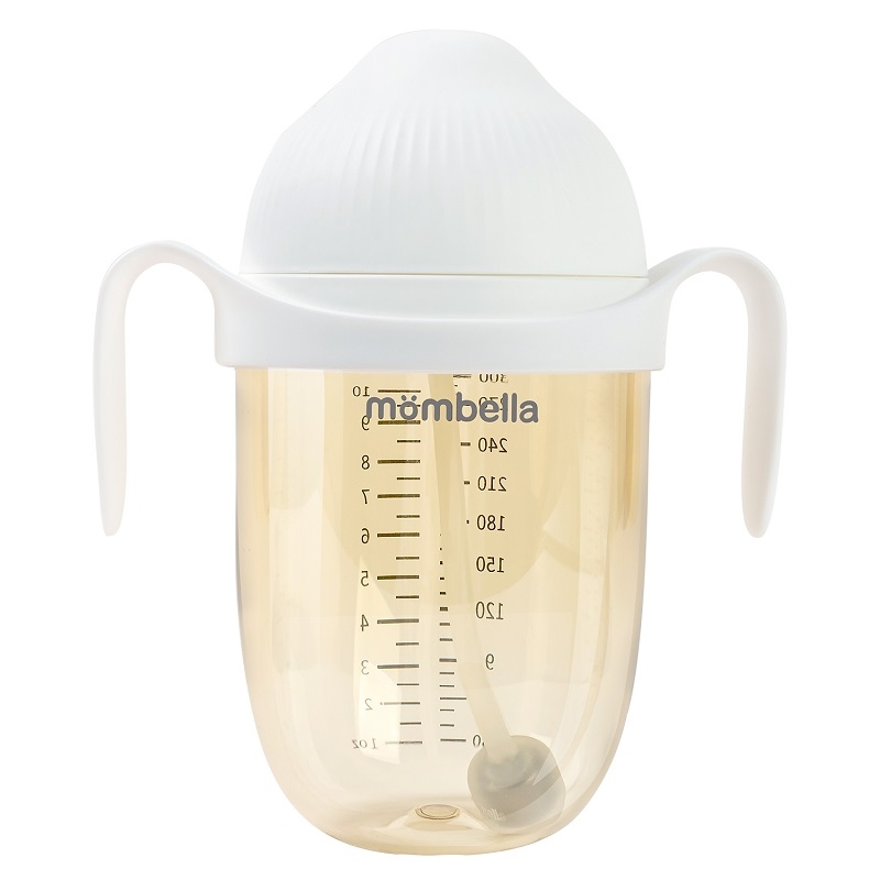 Biberon Anticolici Mombella Breast-Like, 300ml, Tetina 360Ãƒâ€šÃ‚Â° XL Flux Consistent, PPSU, Ivory