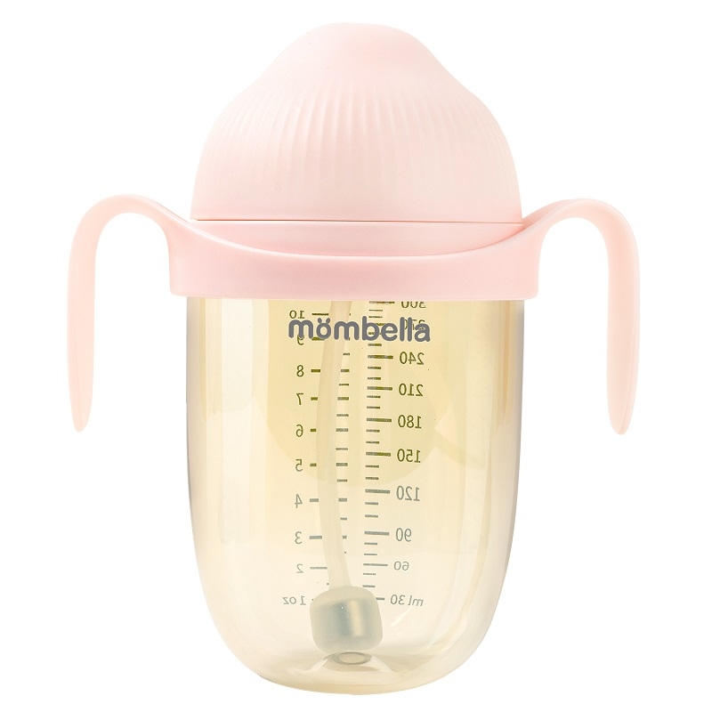 Biberon Anticolici Mombella Breast-Like, 300ml, Tetina 360Ãƒâ€šÃ‚Â° XL Flux Consistent, PPSU, Old Roze