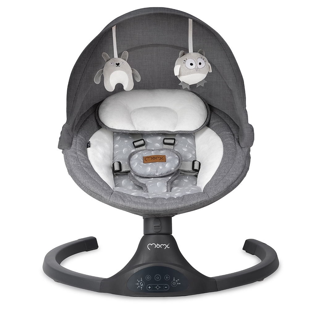 Balansoar electric MoMi Lami, Dark Grey