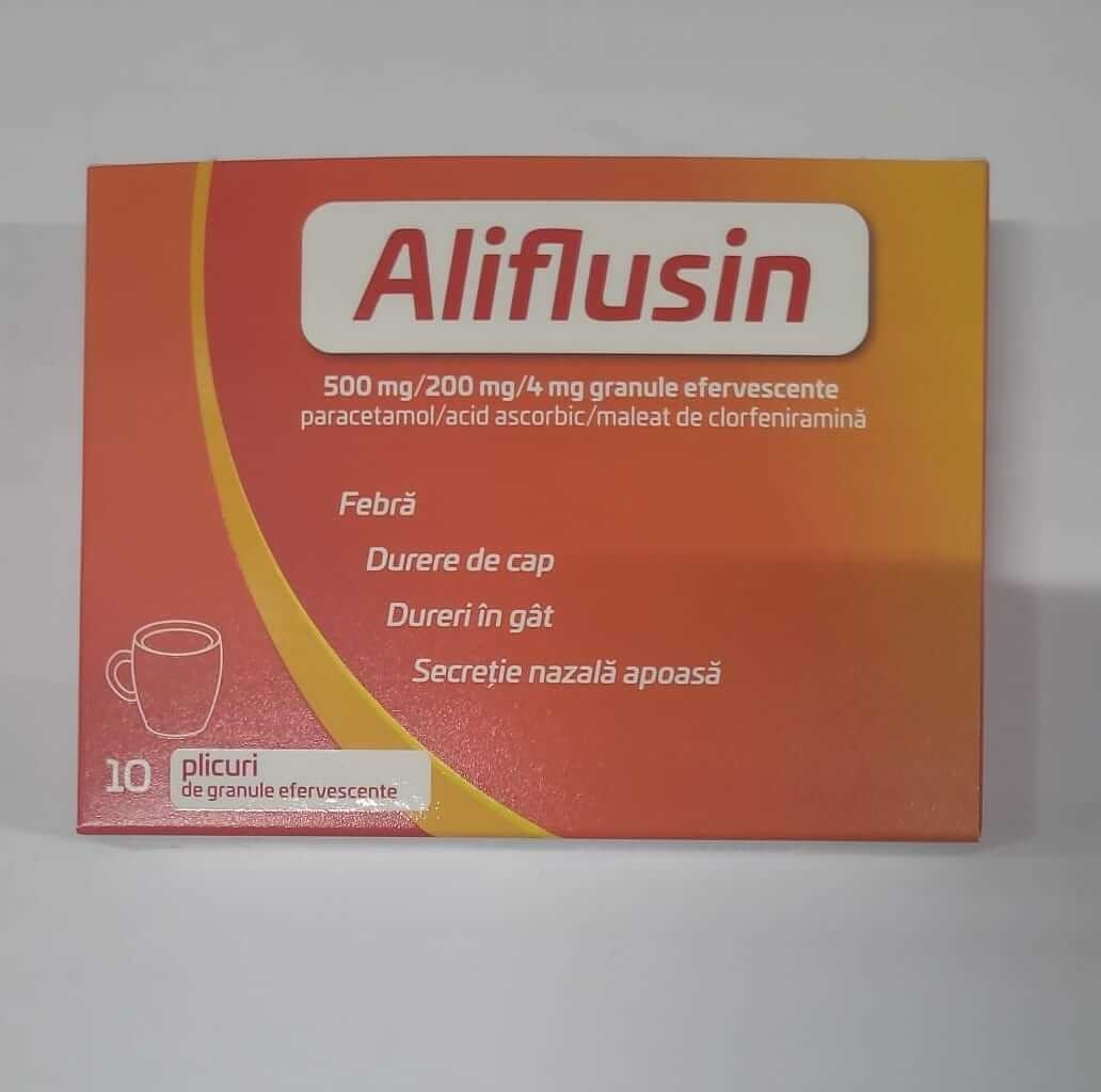 Zdrovit - Aliflusin 500mg/200mg/4mg 10plicuri