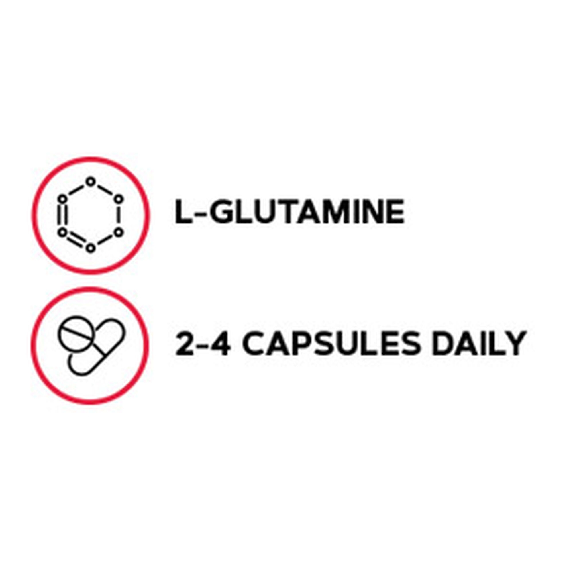 L-glutamina 1500 mg Pro Performance, 90 capsule, GNC