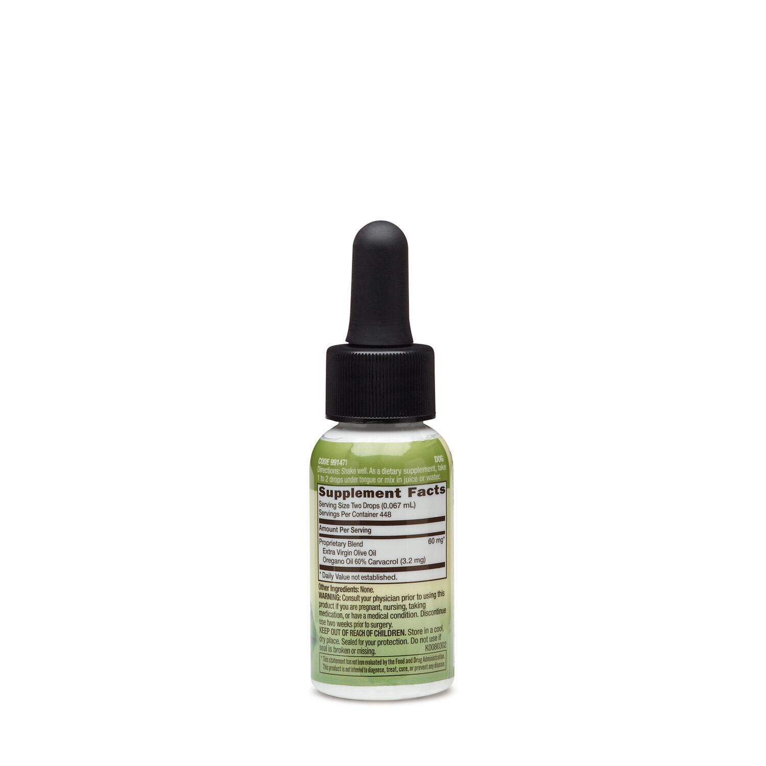 Ulei de oregano Herbal Plus, 30 ml, GNC