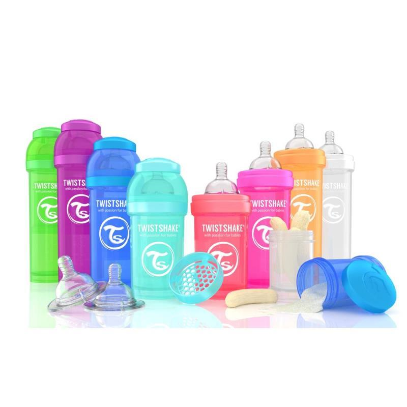 Biberon Twistshake Anti - Colici 180 ml Alb Biberon Twistshake Anti - Colici 180 ml Alb