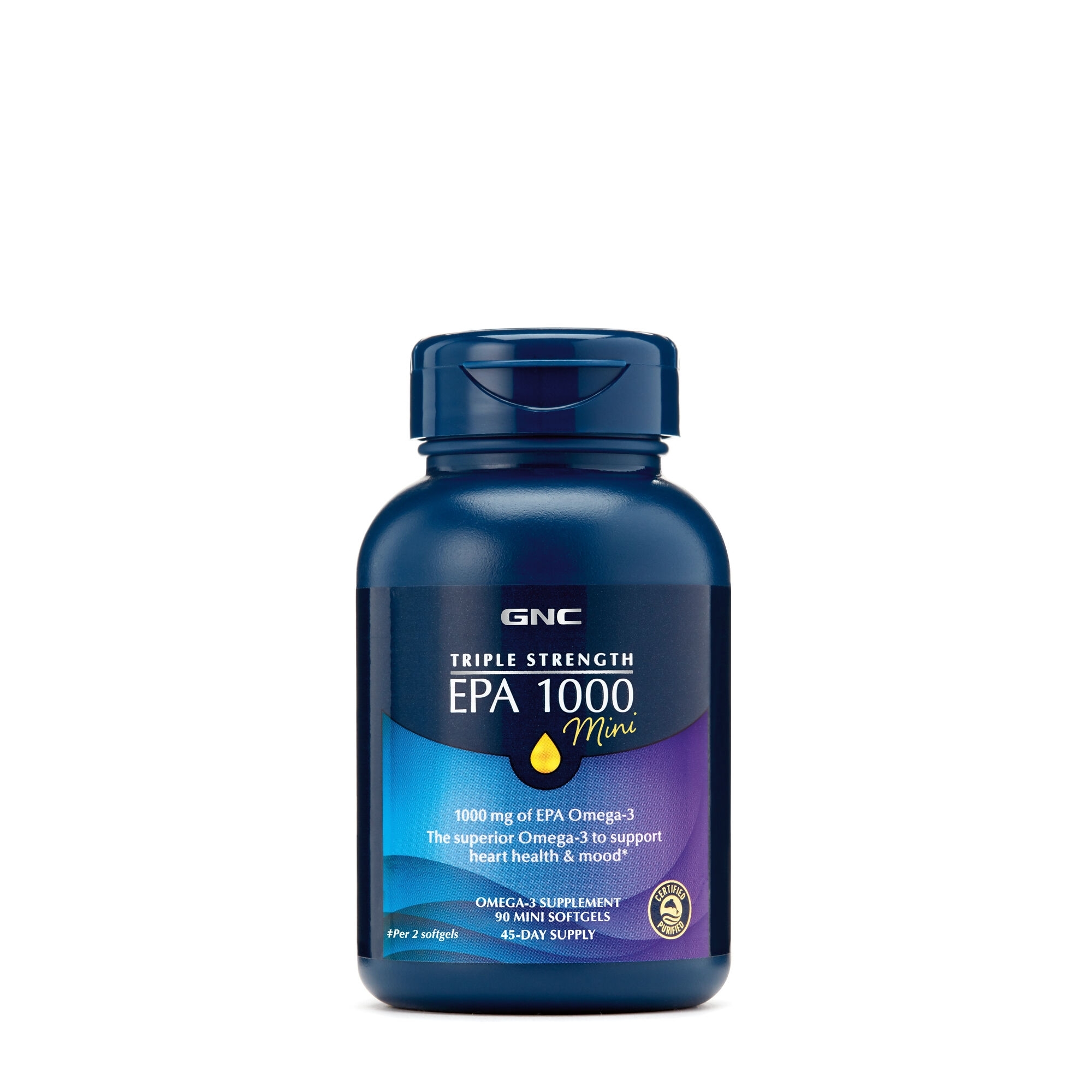 EPA 1000 mini Triple Strength, 90 capsule, GNC