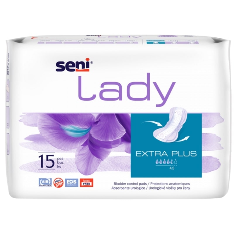 Absorbante urologice femei Extra Plus, 15 bucati, Seni