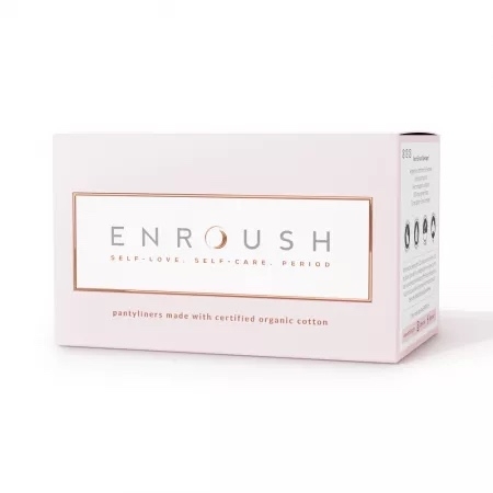 Absorbante din bumbac organic Zilnice, 24 bucati, Enroush Absorbante din bumbac organic Zilnice, 24 bucati, Enroush