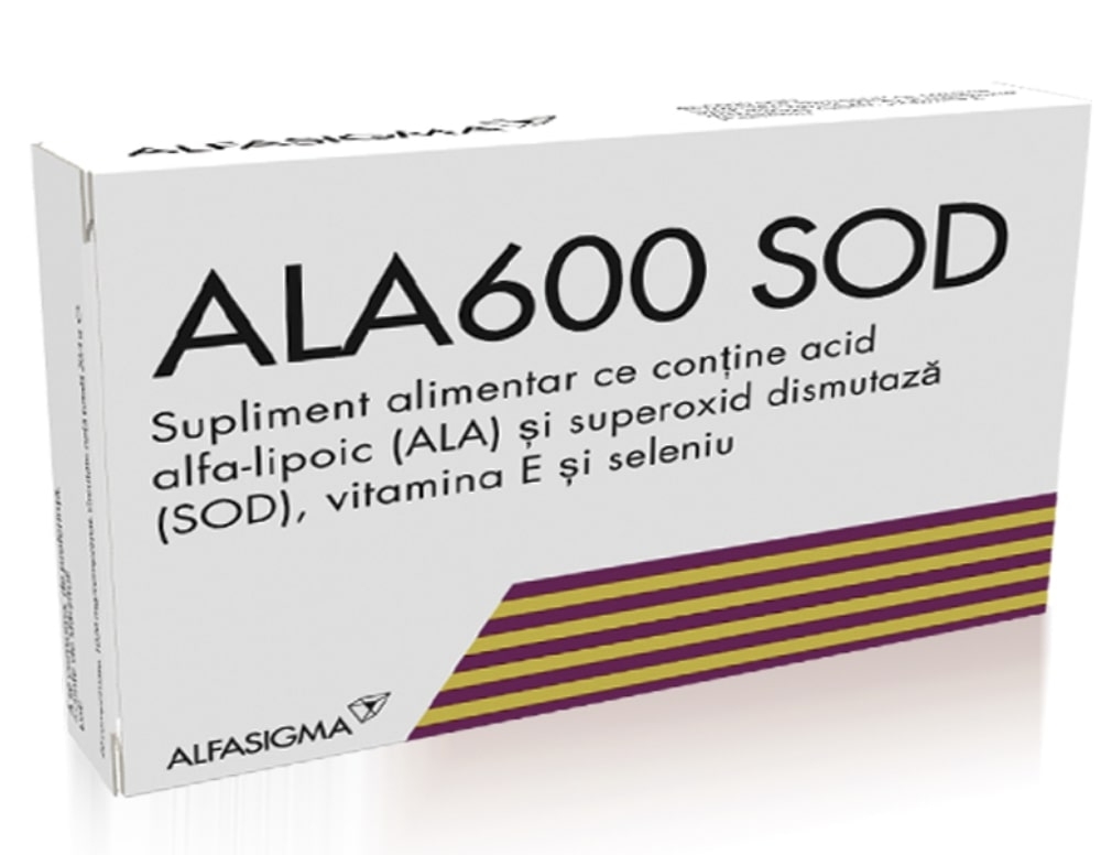 Ala600 SOD, 20 comprimate, Alfasigma