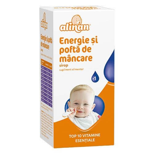 Alinan Energie si pofta de mancare, sirop, 150 ml, Fiterman