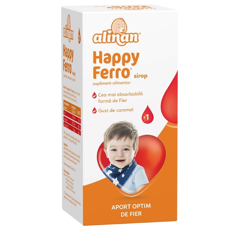Sirop Happy Ferro Alinan, 100 ml, Fiterman Pharma