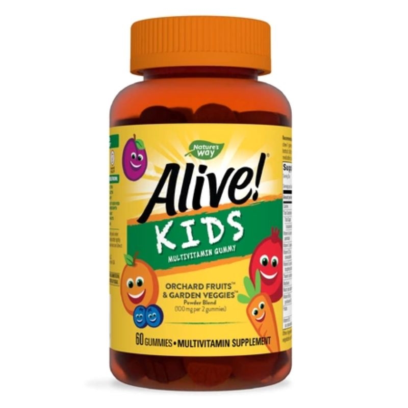 Alive Kids Multivitamin Gummy Nature's Way, 60 jeleuri, Secom
