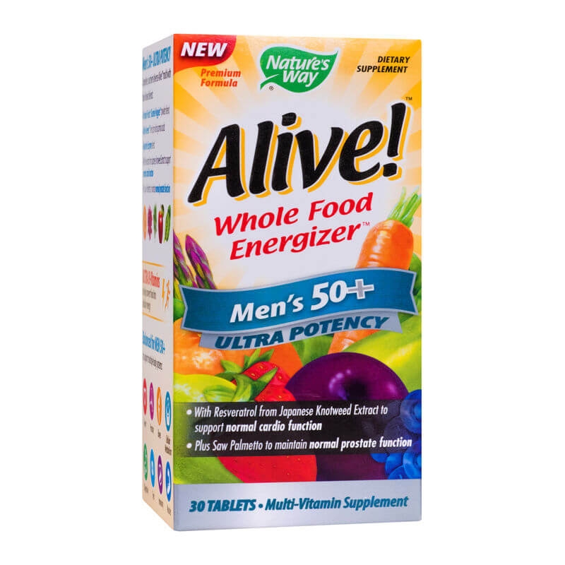 Alive Once Daily Mens 50+ Ultra Potency Nature's Way, 30 tablete, Secom