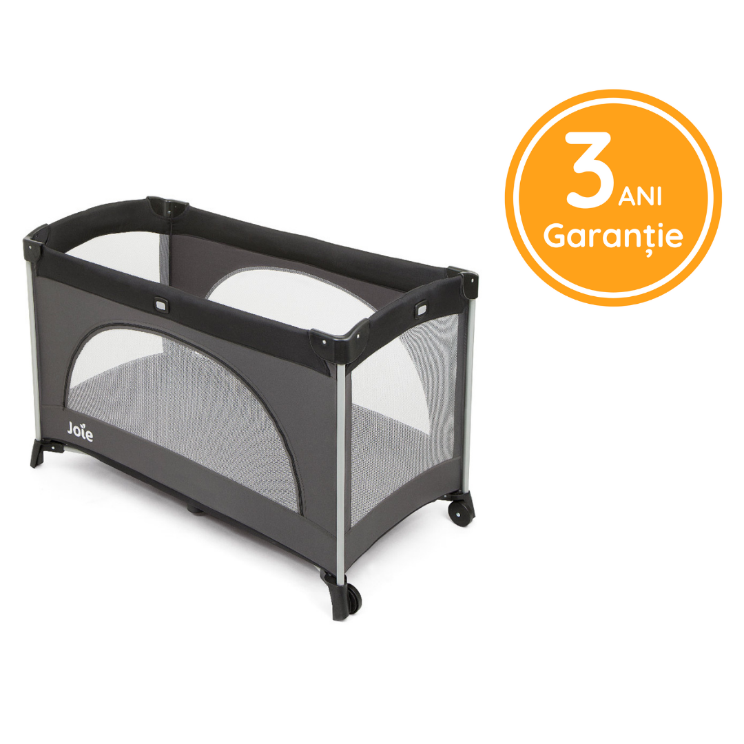 Patut pliant cu 2 niveluri, Allura 120 cm, Ember, Joie