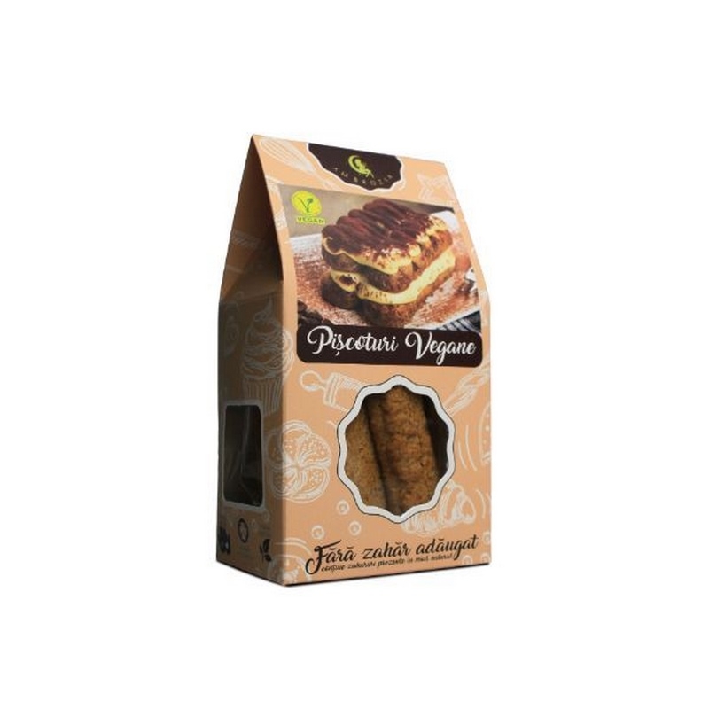 Biscuiti piscoturi vegane, 130 g, Hiper Ambrozia