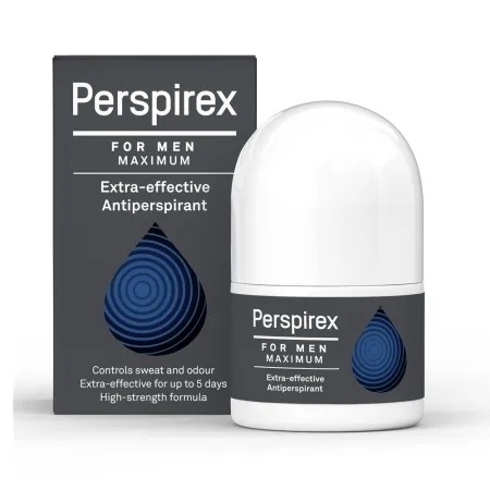 Antiperspirant roll-on pentru barbati Men Maximum, 20 ml, Perspirex