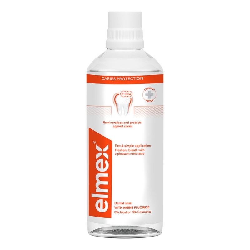 Apa de gura Caries Protection, 400 ml, Elmex Apa de gura Caries Protection, 400 ml, Elmex