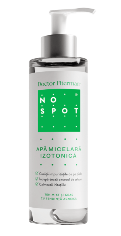 Apa micelara izotonica No Spot, 250 ml, Fiterman