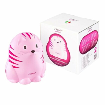 Vitammy - Gattino aparat aerosoli cu compresor roz