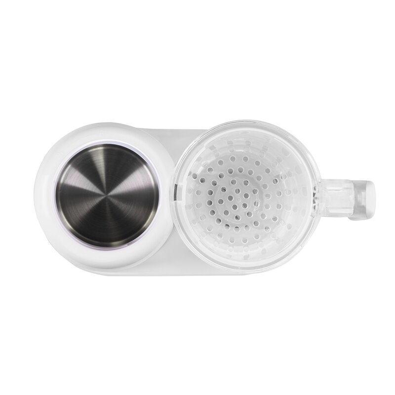 Aparat de gatit, Lionelo, BabyMenu, 5 in 1, Cu functii de gatire la abur, dezghetare, amestecare, incalzire si sterilizare, Cu recipient din tritan, Include meniu cu retete, Personalizare setari, Alb