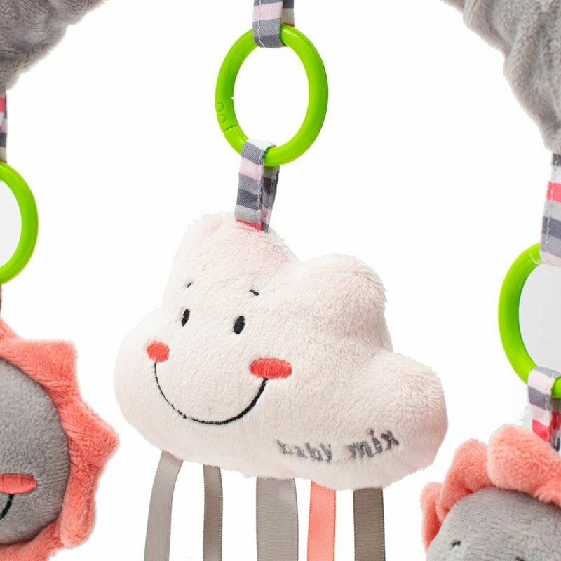 Baby Mix - Arcada universala cu jucarii din plus, pentru landou, carucior,sscaun de masa, patut, Cloud