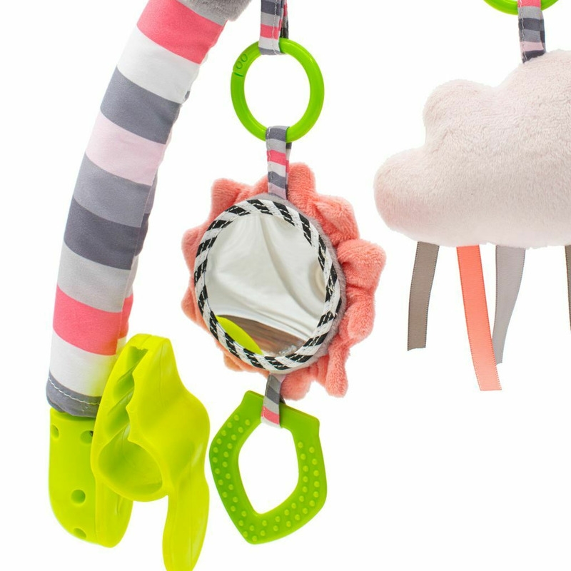 Baby Mix - Arcada universala cu jucarii din plus, pentru landou, carucior,sscaun de masa, patut, Cloud