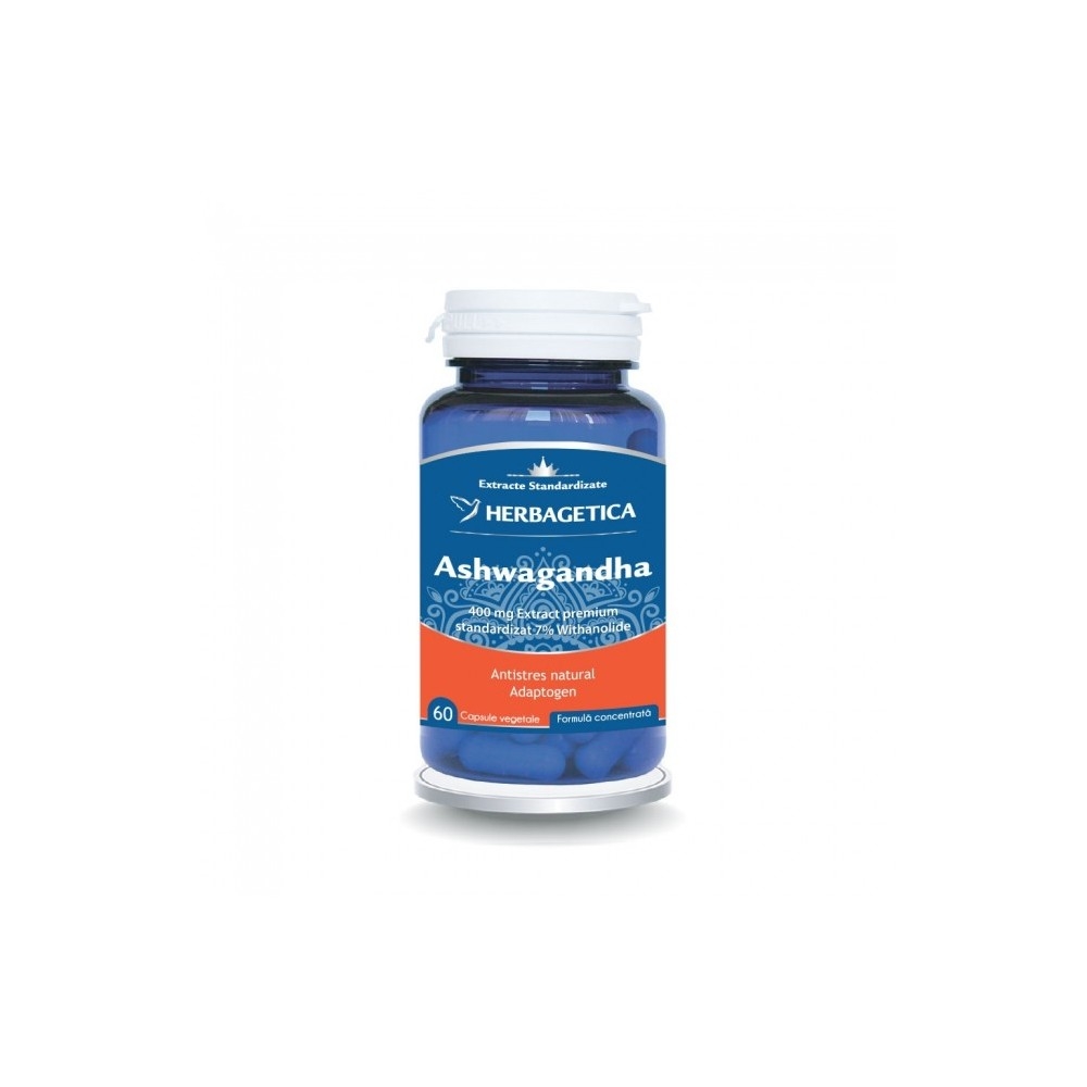 Ashwagandha, 60 capsule, Herbagetica