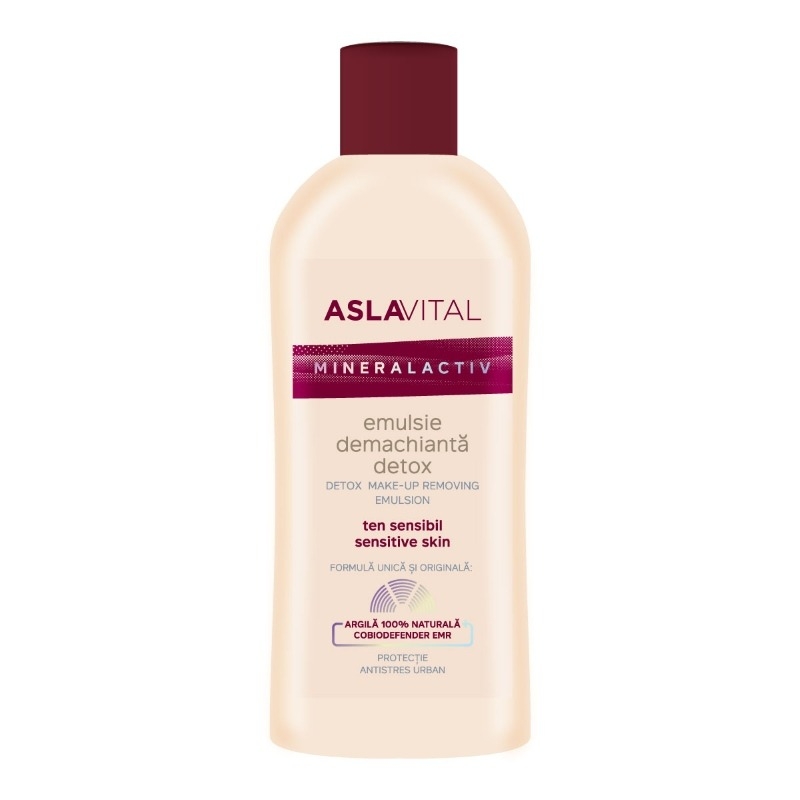 Detox emulsie demachianta, 150ml, Aslavital