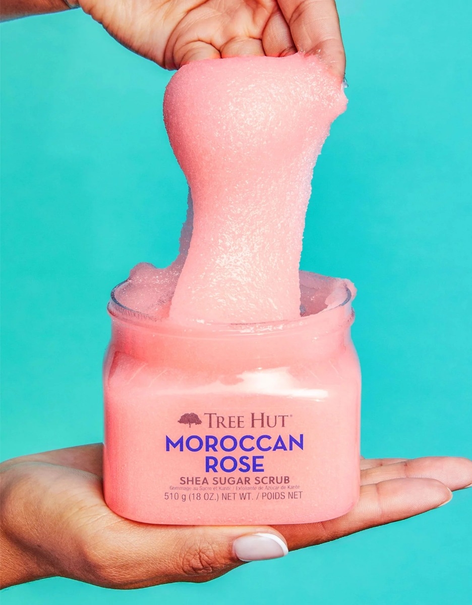 Shea Sugar Scrub Moroccan Rose Tree Hut, 510 g, GNC