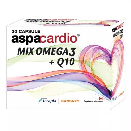 Aspacardio - Mix Omega3+Q10 30caps