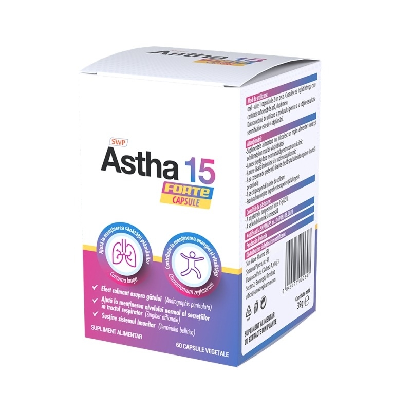 Astha 15 Forte, 60 capsule, Sun Wave Pharma