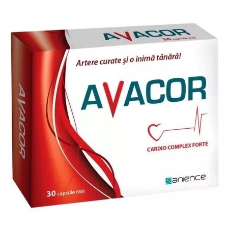 Avacor Cardio Complex Forte, 30 capsule, Sanience