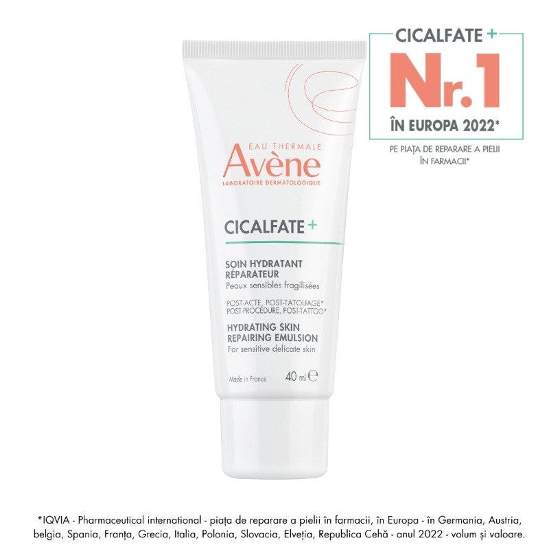 Cicalfate+ Emulsie reparatoare post-interventii, 40ml, Avene