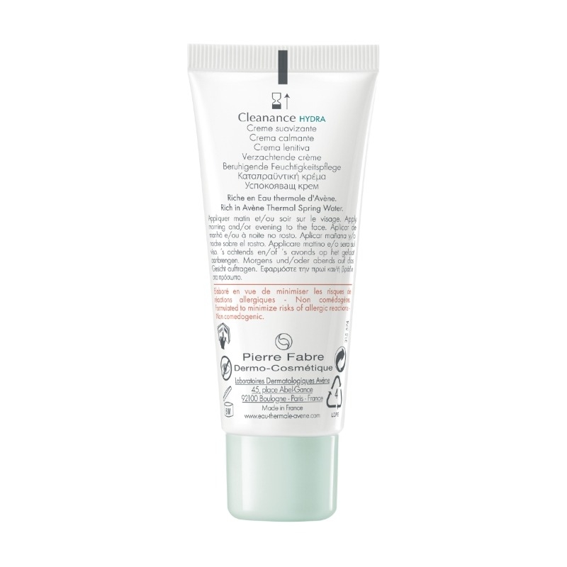 Cleanance Hydra crema calmanta, 40ml, Avene