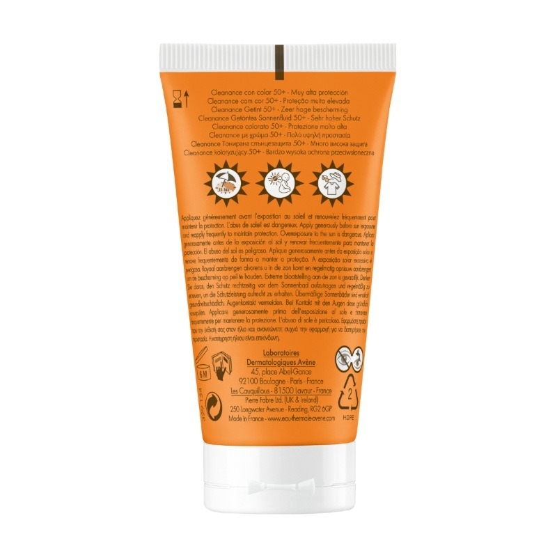 Cleanance Triasorb crema nuantatoare SPF 50+, 50ml, Avene