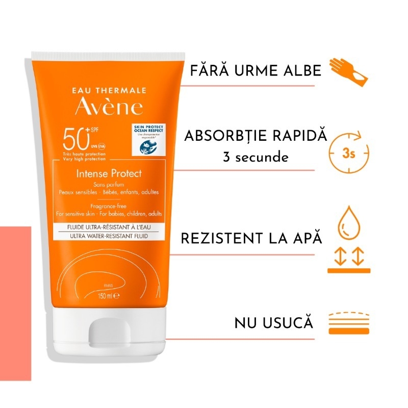 Intense Protect lotiune SPF 50+, 150ml, Avene