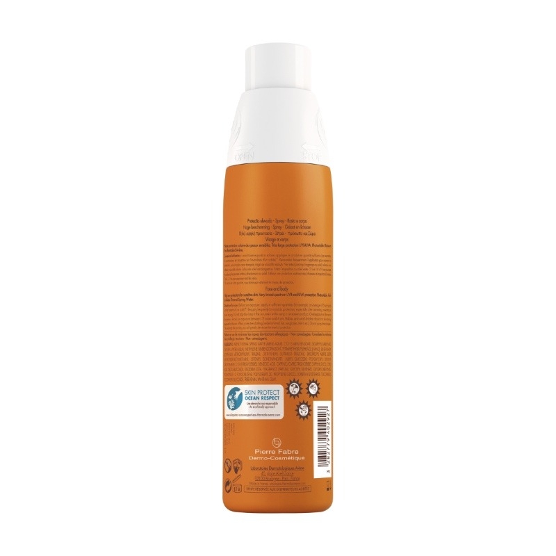 Spray fotoprotectie fara urme albe SPF 30, 200ml, Avene