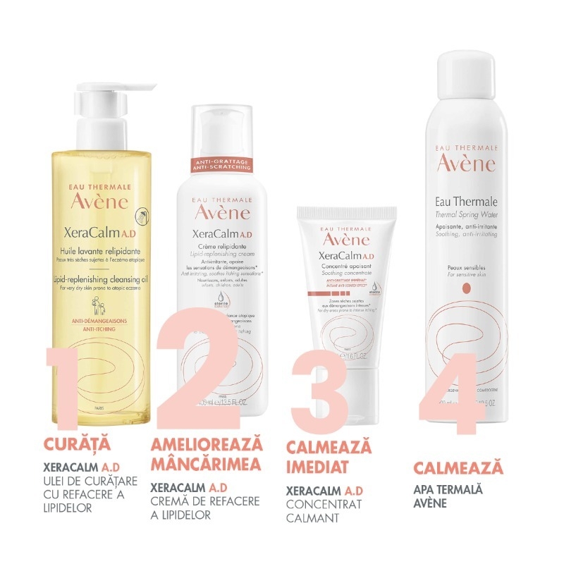 Xeracalm A.D. crema emolienta, 400ml, Avene