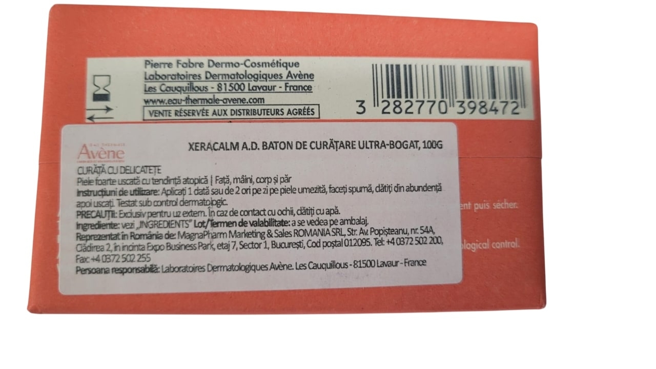 Xeracalm A.D. sapun, 100g, Avene