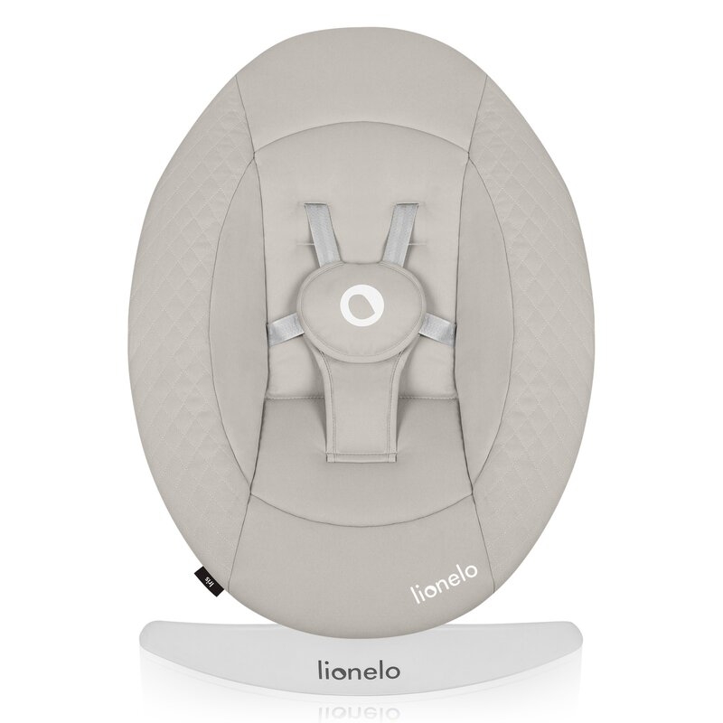 Balansoar, Lionelo, Iris, 2 in 1, Rotire 360 grade, Electric, Cu 3 moduri de leganare, Cu 5 trepte de viteza, Cu 3 pozitii de inclinare, 12 melodii, Silentios, Pana la 9 kg, Bej