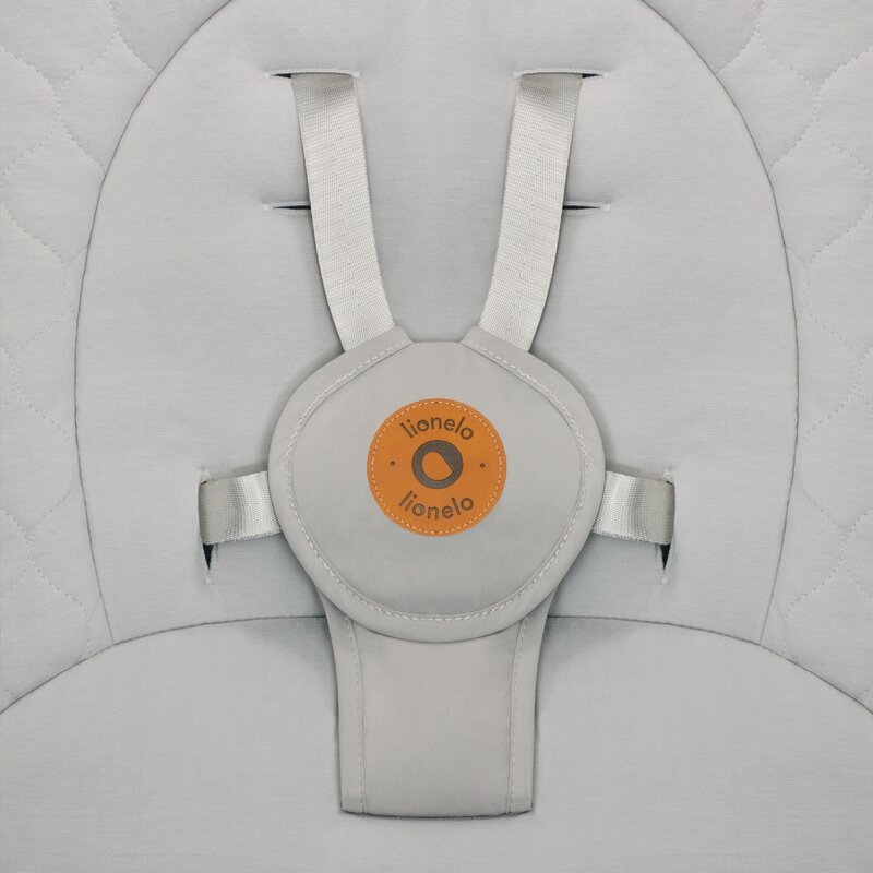 Balansoar, Lionelo, Mell, 2 in 1, Rotire 360 grade, Electric, Cu 3 moduri de leganare, Cu 5 trepte de viteza, Cu 3 pozitii de inclinare, Cu timer, 12 melodii si 2 sunete ale naturii, Pana la 9 kg, Bej