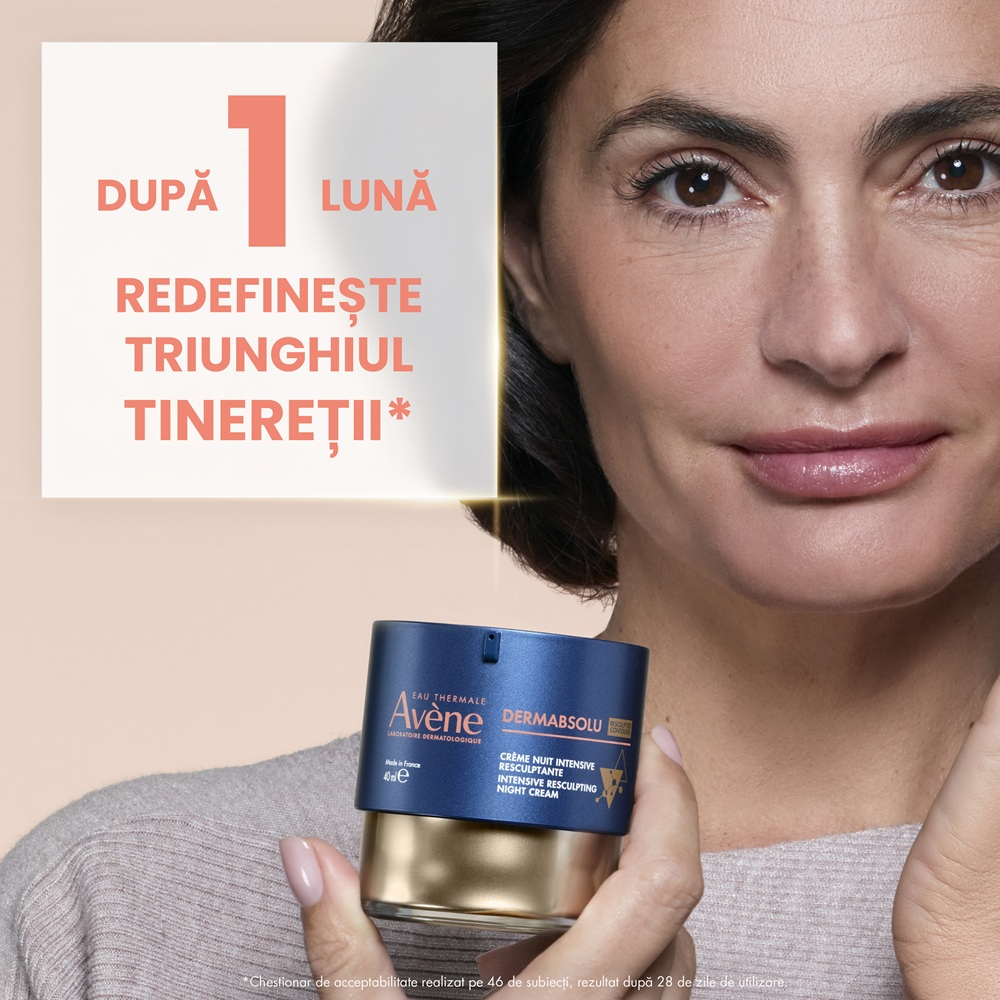 Crema de noapte intensiva pentru conturul fetei DermAbsolu, 40 ml, Avene