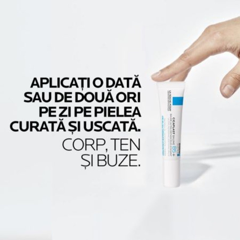 Balsam reparator indicatii multiple Cicaplast B5+, 15 ml, La Roche-Posay