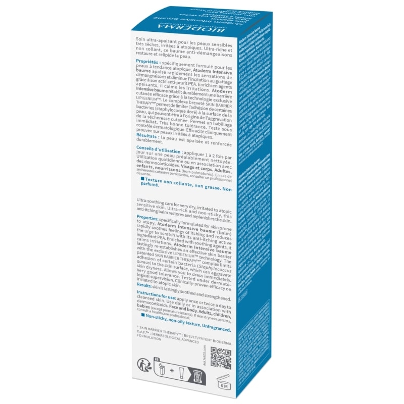 Balsam restructurant calmant pentru pielea atopica Atoderm Intensive, 75 ml, Bioderm