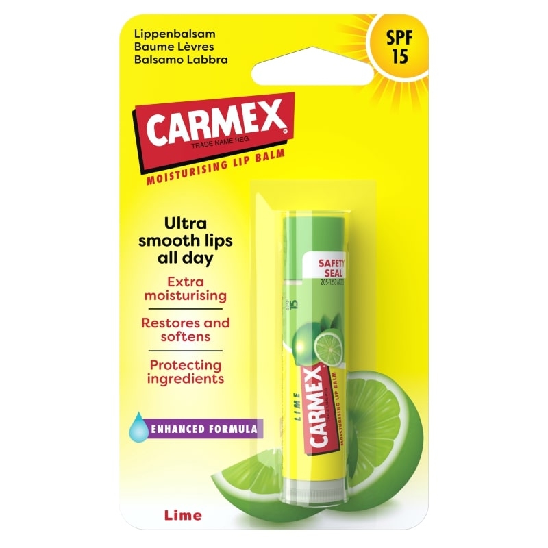 Balsam stick pentru buze cu SPF 15 si aroma de lime, 4.25 g, Carmex