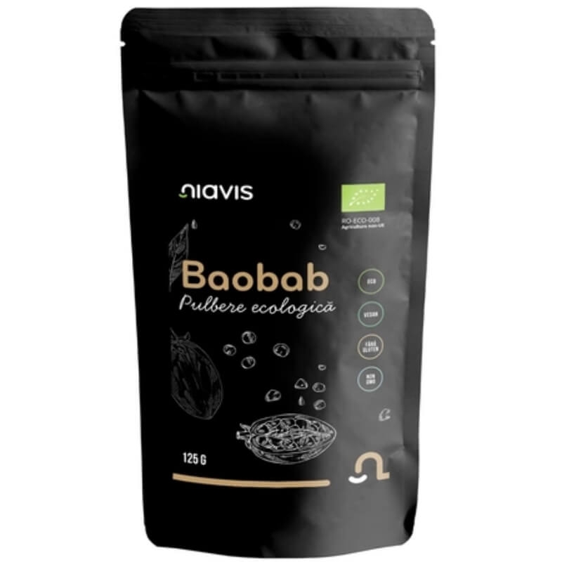 Baobab pulbere ecologica, 125 g, Niavis