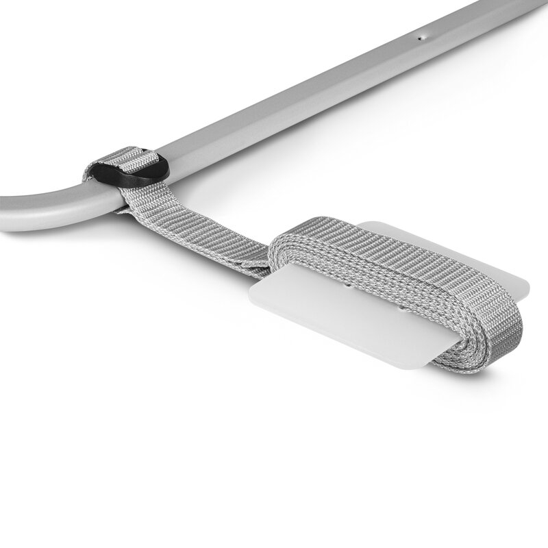 Bariera de protectie pentru pat, Lionelo, Lora XL, Pliabila, Sistem de blocare StandSafe, Geanta de transport inclusa, 150x46 cm, Conform cu BS 7972:2001+A1:2009, Gri