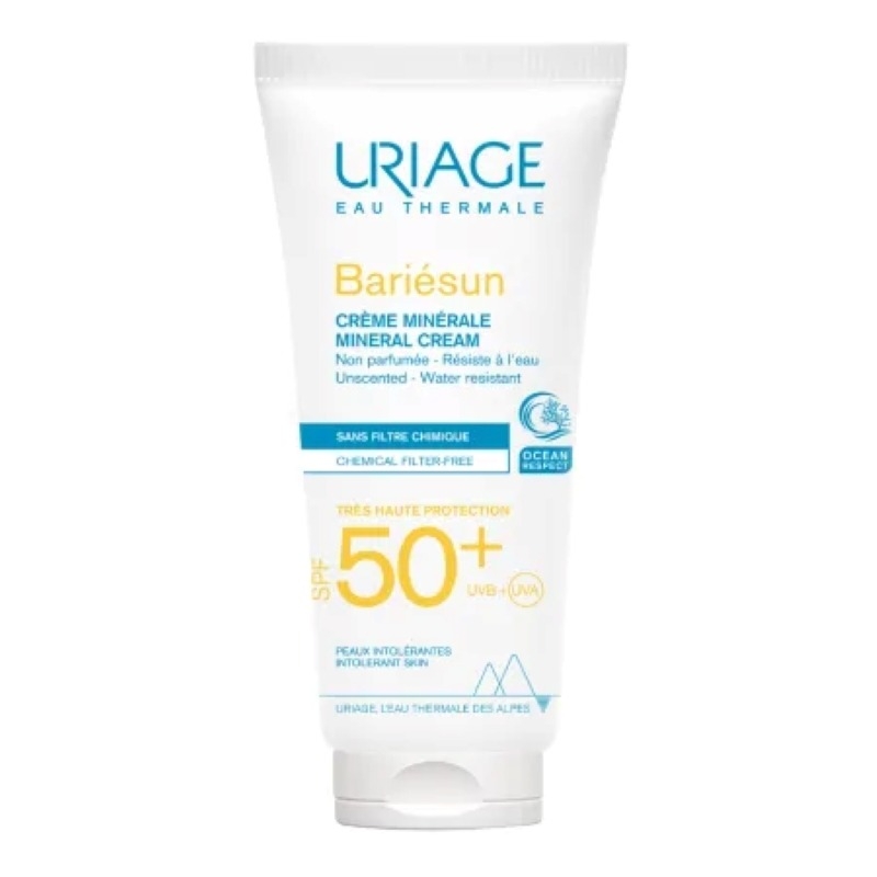 Bariesun crema minerala solara SPF 50+, 100ml, Uriage