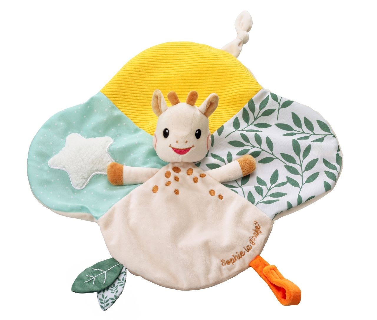 Batistuta comforter moale Sophie cu suport pentru suzeta